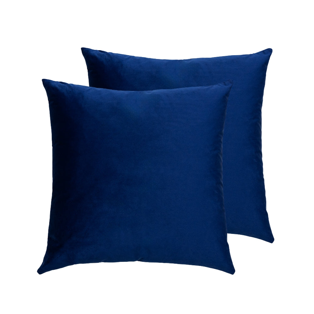 Navy Blue Velvet Pillows Cover