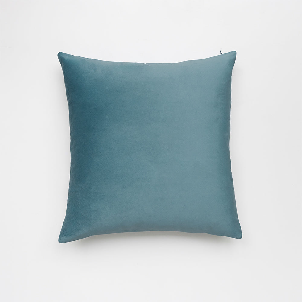 Sky Blue Velvet Cushion Cover 20 x20 Iryano Collection Iryano Collection Inc