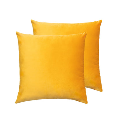 Saffron Velvet Pillows Cover