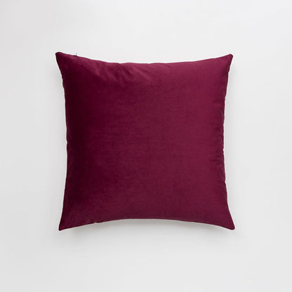 Cherry Red Velvet Pillows Cover - Iryano Collection Inc