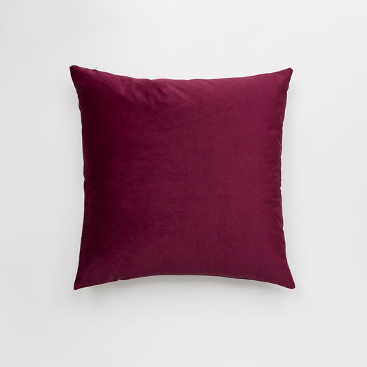 Cherry Red Velvet Pillows Cover - Iryano Collection Inc