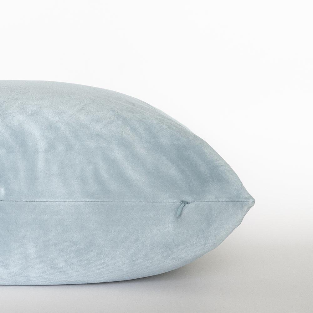 Ice Blue Velvet Pillows Cover - Iryano Collection Inc