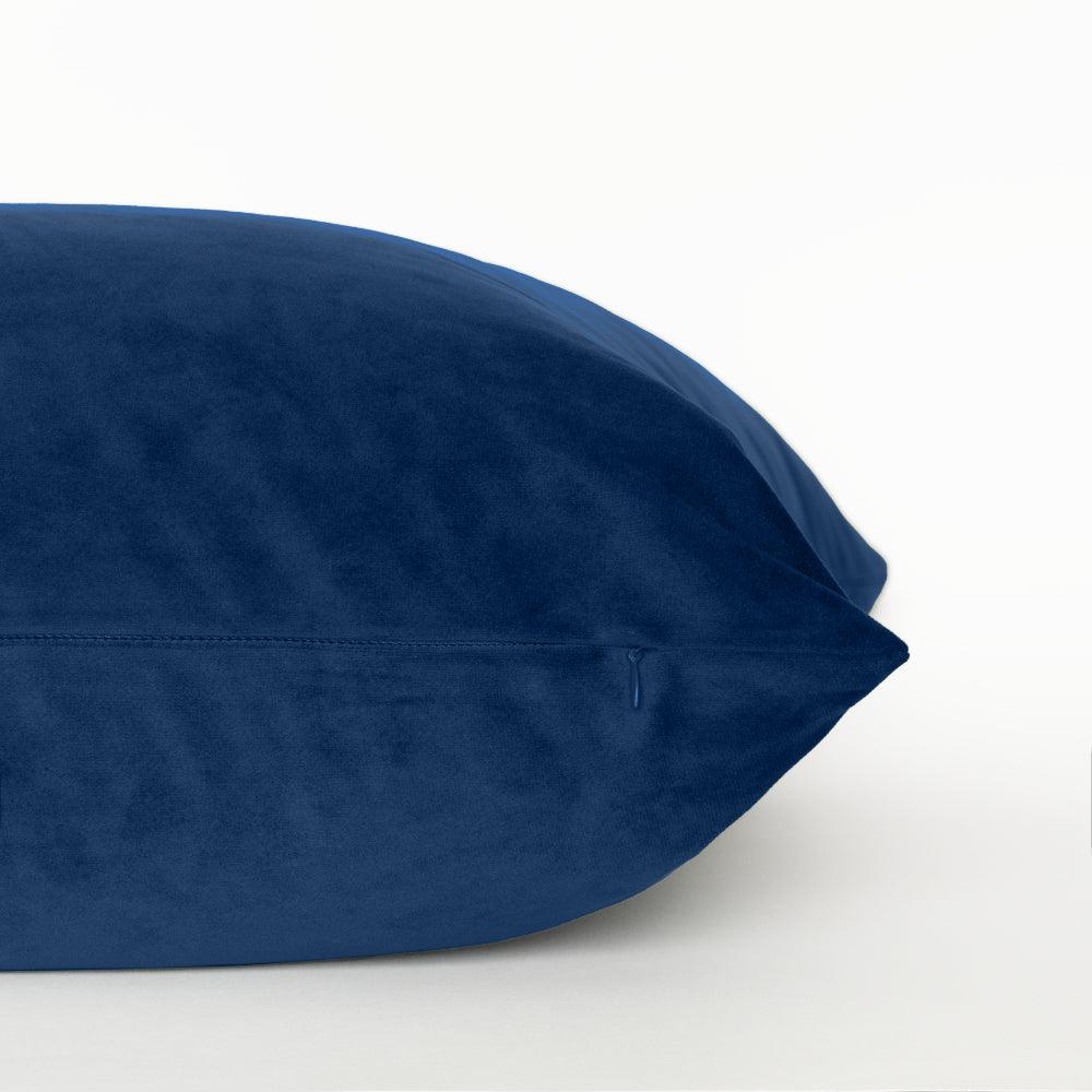 Navy Blue Velvet Pillows Cover - Iryano Collection Inc
