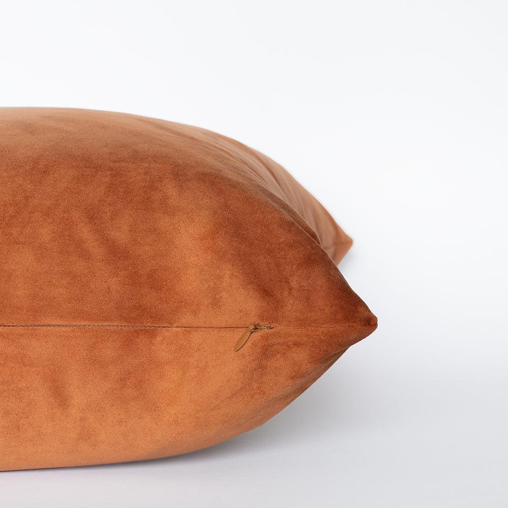 Terracotta Velvet Pillows Cover - Iryano Collection Inc